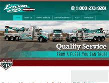 Tablet Screenshot of logantowing.com